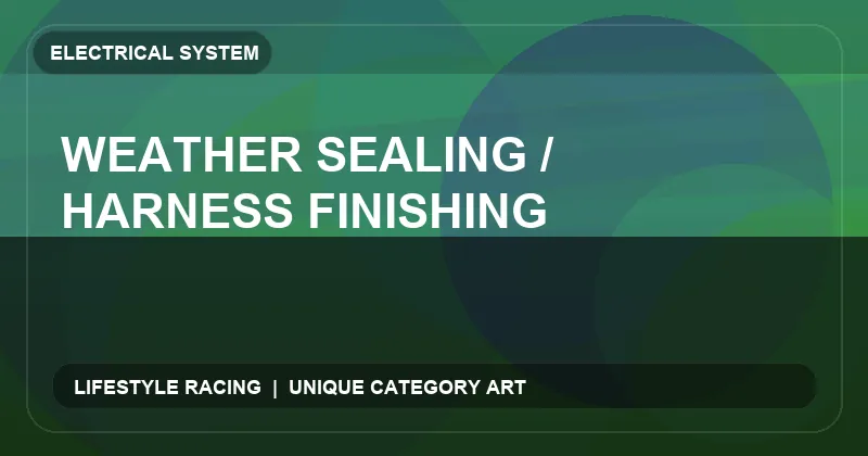 Weather Sealing / Harness Finishing